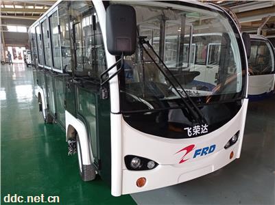  夏季带空调观光车电动游览观光车